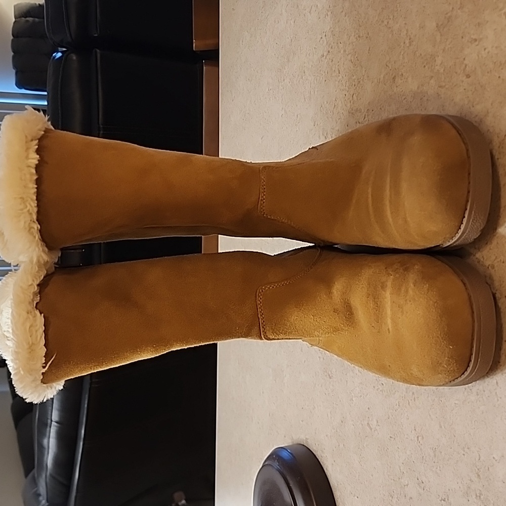 Womens Universal Thread Charleigh Tall Shearling Style Boots - Picture 2 of 9